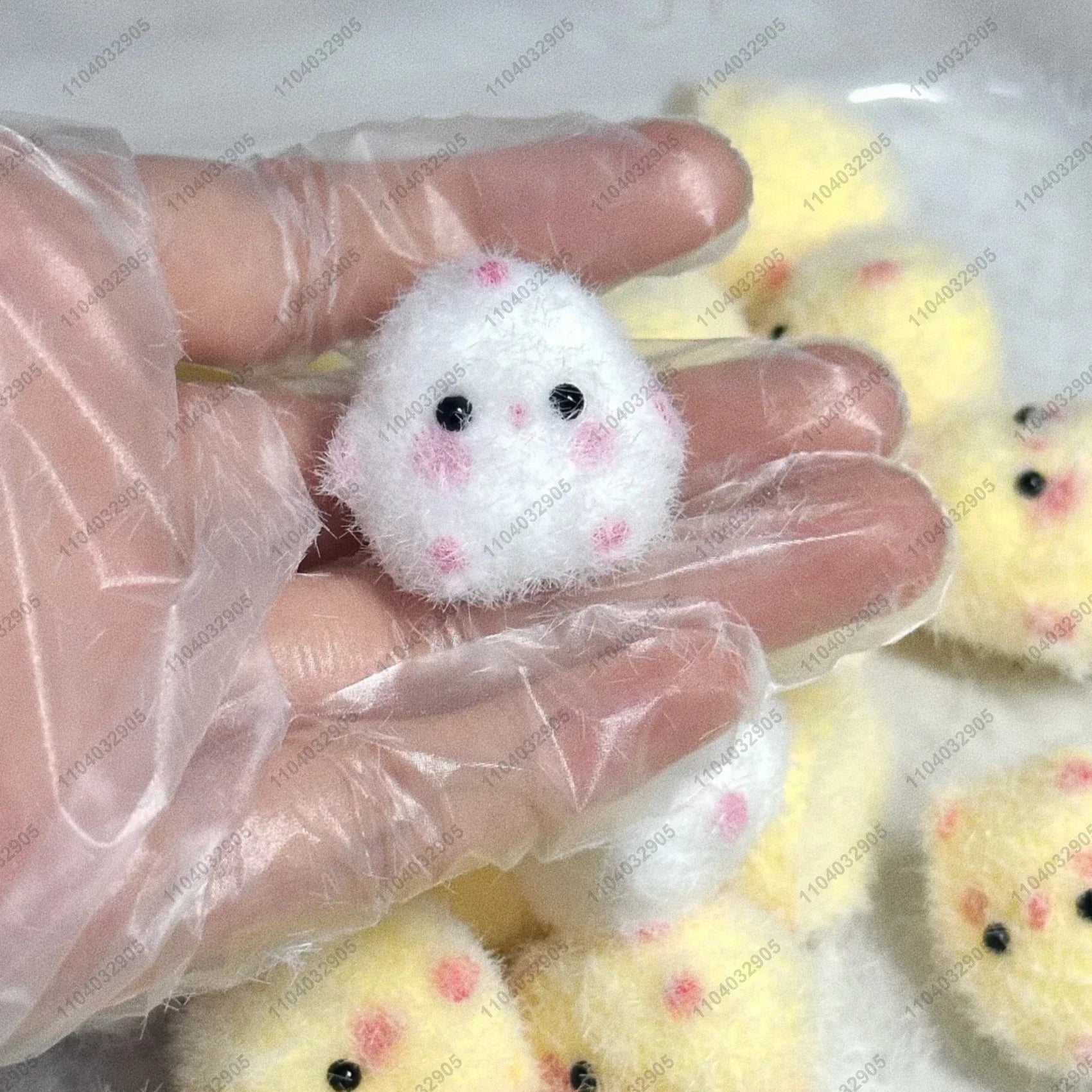 Handmade Yellow Big Chicken Plush Silicone Squishy Pinching Toys Cute Hen Chicks Taba Squeezing Toy Fuzzy Release Hand Stress