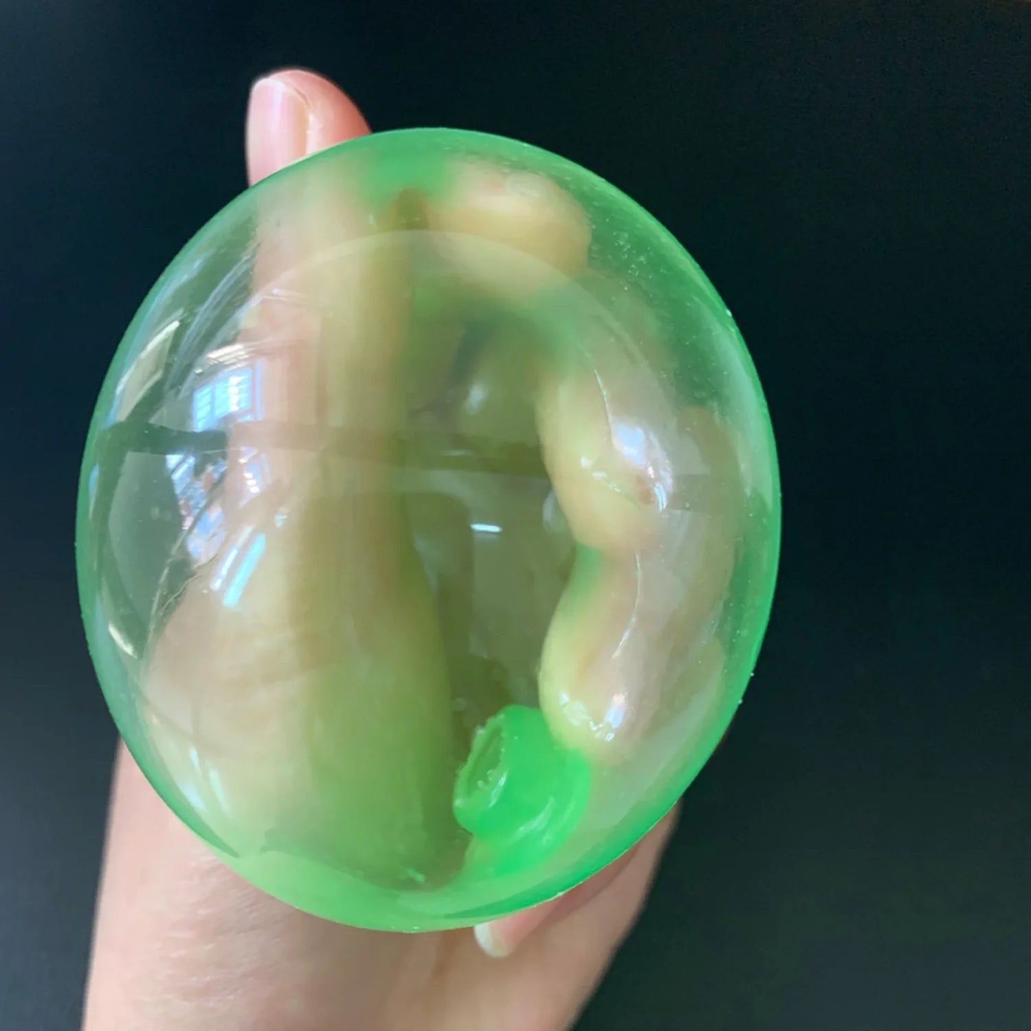 Luminous sticky target ball, wall ball, pressure relief ball, TPR interactive suction top ball, dart sticky ball, random color