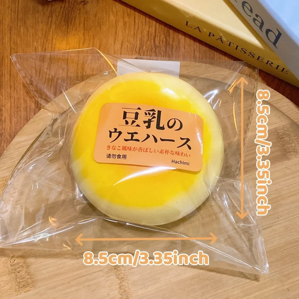 Squishy Bean Bread Soft Slow Rising Squishies Toy for Kids Birthday Gift,Cute Stress Relief Simulation Lovely Squeeze Toys